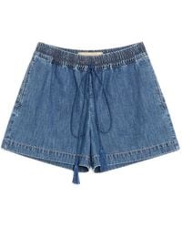 Valentino - Denim Shorts - Lyst