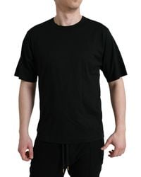 Dolce & Gabbana - Logo Embossed Crew Neck Short Sleeves T-Shirt Cotton - Lyst