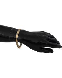 Dolce & Gabbana Silver & Gold Brass Two Tone Designer Link Bracelet - Metallic