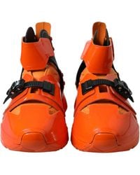 Dolce & Gabbana - Multi Panel Chunky High Top Sneakers Shoes - Lyst
