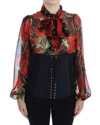 Dolce & Gabbana - Stretch Corset Waist Strap Belt Elastane - Lyst