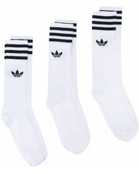 adidas Cotton Socks - White