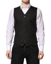 Dolce & Gabbana - Pinstripe Vest Formal Wear - Lyst