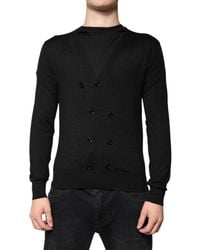 Dolce & Gabbana - Cashmere Button Down Cardigan Sweater - Lyst