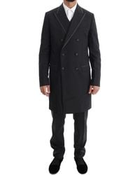 Dolce & Gabbana - Wool Stretch 3 Piece Two Button Suit - Lyst