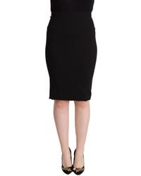 Dolce & Gabbana - Chic High Waist Pencil Skirt - Lyst