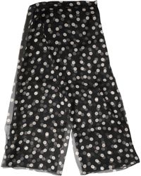 Dolce & Gabbana - Polka Dot Silk Neck Wrap Shawl 205Cm X 137Cm Scarf - Lyst