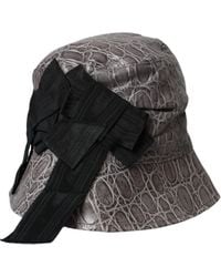 Dolce & Gabbana - Patterned Leather Bucket Hat - Lyst