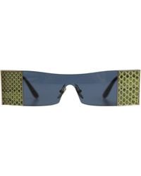 Dolce & Gabbana - Metal Dg2263 Rectangle Snakeskin Frame Sunglasses - Lyst