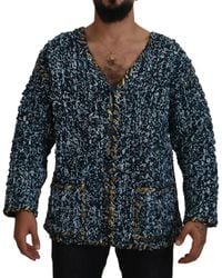 Dolce & Gabbana - Button Cardigan Fatto A Mano Sweater - Lyst