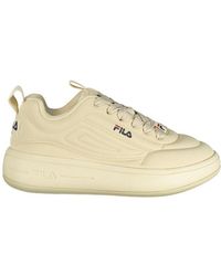 Fila - Beige Polyester Sneaker - Lyst
