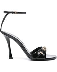 Givenchy - Stitch Leather Sandals - Lyst