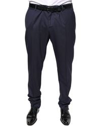 Dolce & Gabbana - Wool Skinny Formal Dress Pants - Lyst