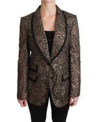 Dolce & Gabbana - Brand New Jacket With Floral Lace Design - Lyst