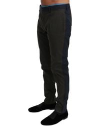 Dolce & Gabbana - Stripes Trouser Cotton Pants - Lyst