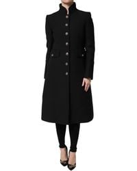 Dolce & Gabbana - Wool Single Breasted Trench Coat Jacket - Lyst
