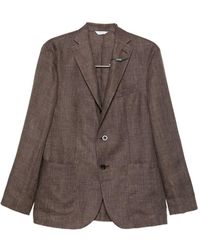 Boglioli - Linen Double-Breasted Jacket - Lyst