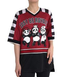 Dolce & Gabbana - Multicolor Royals Panda Oversized T - Lyst