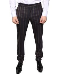 Dolce & Gabbana - Stripes Skinny Dress Pants - Lyst
