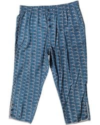 Dolce & Gabbana - Shark Print Cropped Beachwear Swimwear - Lyst