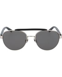 Calvin Klein Beige Metal Sunglasses - Brown