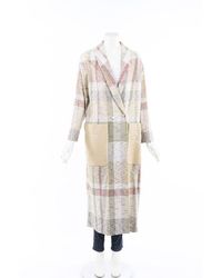 Missoni Plaid Jacquard Knit Overcoat - Multicolour