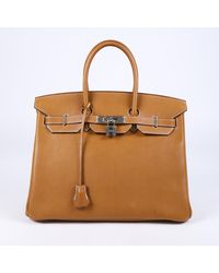 Birkin 35 Fauve Barenia Faubourg