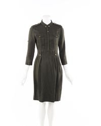 Burberry Brit Military Dress - Green
