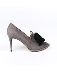 Jimmy Choo Dustine Tassel Court Shoes - Gray