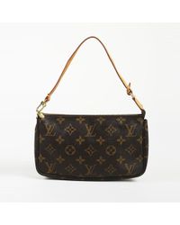 Louis Vuitton - Monogram Coated Canvas "pochette Accessories" Bag - Lyst