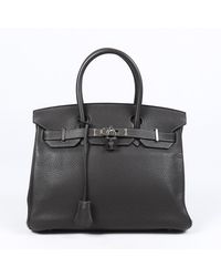 Hermès Birkin 30 Graphite Togo Handbag - Gray