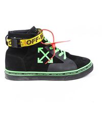 off white high top black