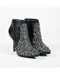 vera wang black booties