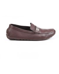 Louis Vuitton Leather Driving Loafers Men's - Brown