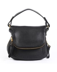 Tom Ford Mini Jennifer Leather Crossbody Bag - Black