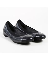 stuart weitzman quilted ballet flats