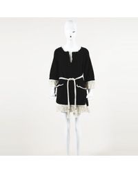 Chanel 2018 Paris-greece Fringe Mini Dress - Black