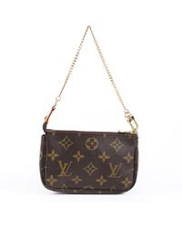 Louis Vuitton Mini Pochette Accessoires Monogram Bag - Brown