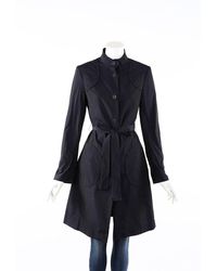 Stella McCartney Tie Belt Coat - Black