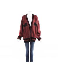 Yeezy Calabasas Knit Oversized Cardigan - Red