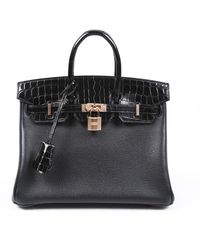 Hermès 2019 Birkin Touch 25cm Noir Crocodile Niloticus Lisse Bag - Black