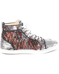 sequin high top sneakers womens