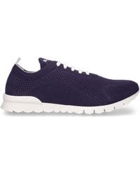 Kiton - Sneakers basses en maille - Lyst