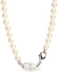 Vivienne Westwood - Man Stuart Faux Pearl Necklace - Lyst