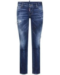 DSquared² - Mujer Jeans Skinny Con Talle Bajo - Lyst