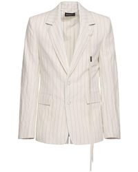 Ann Demeulemeester - Hansteen Tailored Cotton Blend Blazer - Lyst