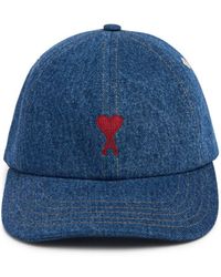 Ami Paris - Adc Denim Baseball Cap - Lyst