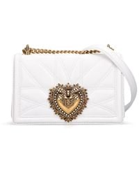 Dolce & Gabbana - Devotion Leather Shoulder Bag - Lyst