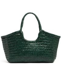 Dragon Diffusion - Big Nantucket Woven Leather Basket Bag - Lyst