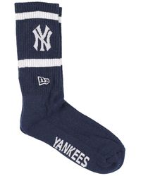 KTZ - Gerippte Socken Mit Ny Yankees-logo - Lyst